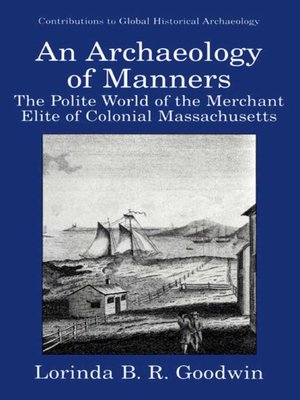 cover image of An Archaeology of Manners